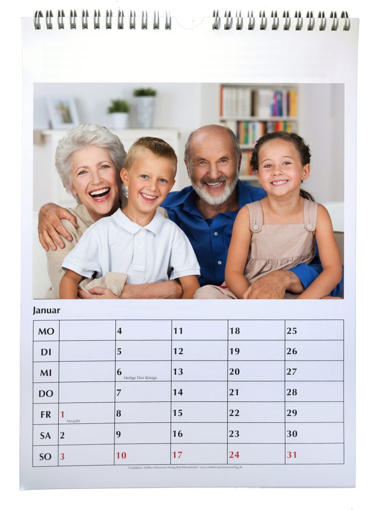 Kalender Din A 4 - MeinGeschenkpapier.de